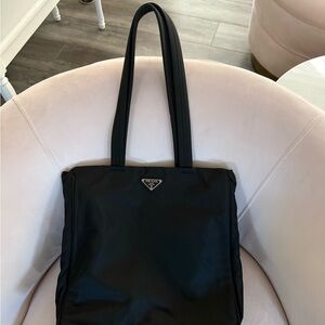 Prada Tessuto Black Nylon Tote